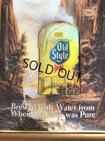 画像23: Vintage Advertising HEILEMAN'S Old Style Beer Store Display Lighted Sign (B924) (23)
