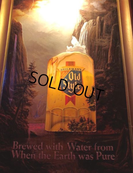 画像12: Vintage Advertising HEILEMAN'S Old Style Beer Store Display Lighted Sign (B924) (12)