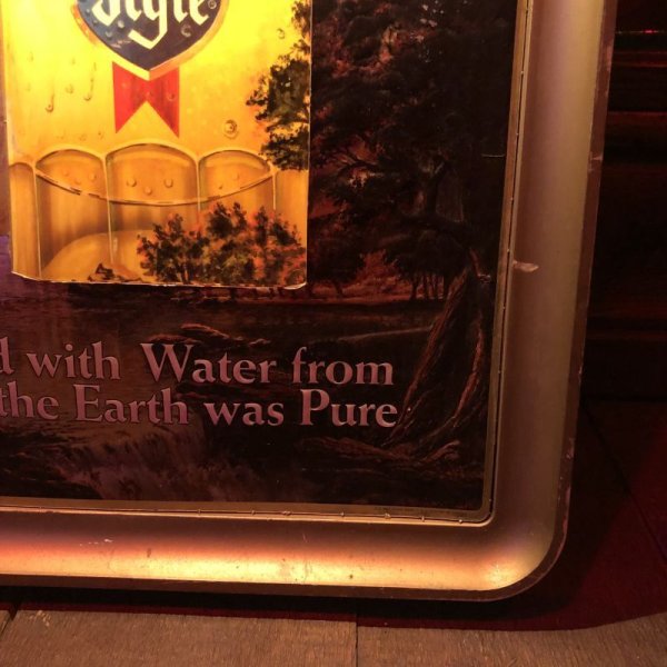 画像11: Vintage Advertising HEILEMAN'S Old Style Beer Store Display Lighted Sign (B924) (11)