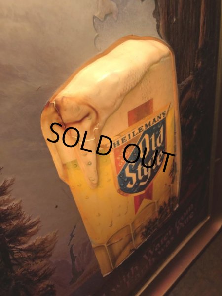 画像8: Vintage Advertising HEILEMAN'S Old Style Beer Store Display Lighted Sign (B924) (8)