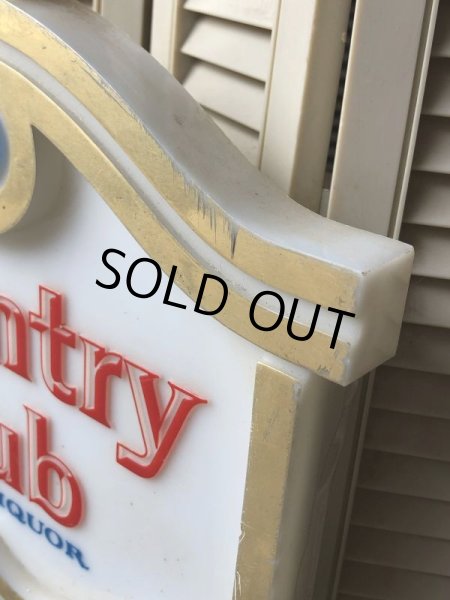 画像25: Vintage Advertising Country Club Malt Liquor Store Display Lighted Sign (B925) (25)