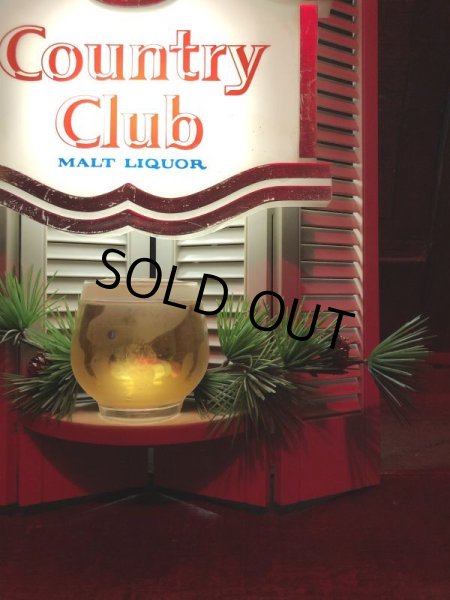 画像3: Vintage Advertising Country Club Malt Liquor Store Display Lighted Sign (B925) (3)