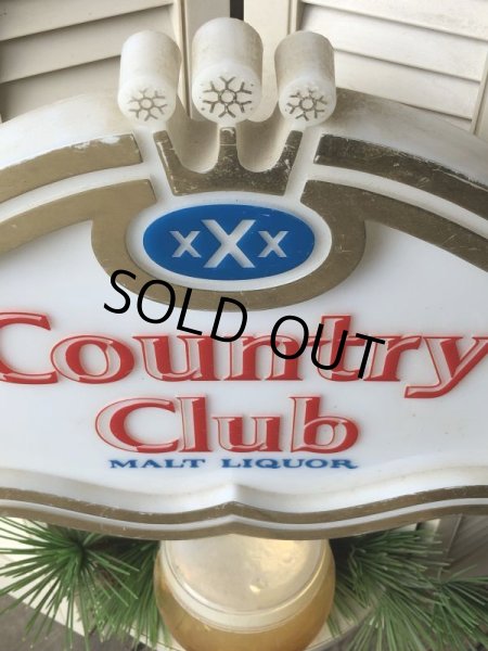 画像24: Vintage Advertising Country Club Malt Liquor Store Display Lighted Sign (B925) (24)