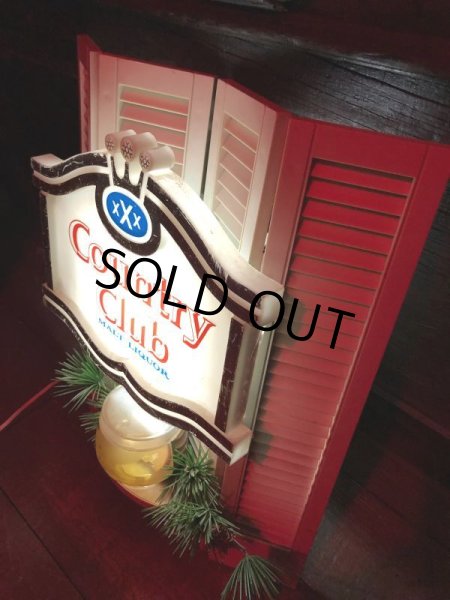 画像6: Vintage Advertising Country Club Malt Liquor Store Display Lighted Sign (B925) (6)