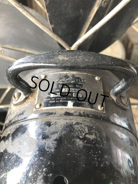 画像4: Vintage EMERSON Electric Mfg 4 Blad Fan (B926) (4)