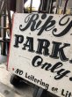 画像3: Hand Painted Wooden NO PARKING Sign Original Vintage U.S.A. (B927) (3)