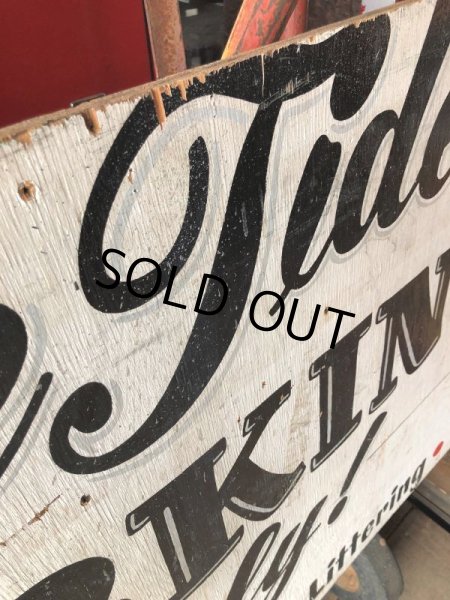 画像4: Hand Painted Wooden NO PARKING Sign Original Vintage U.S.A. (B927) (4)