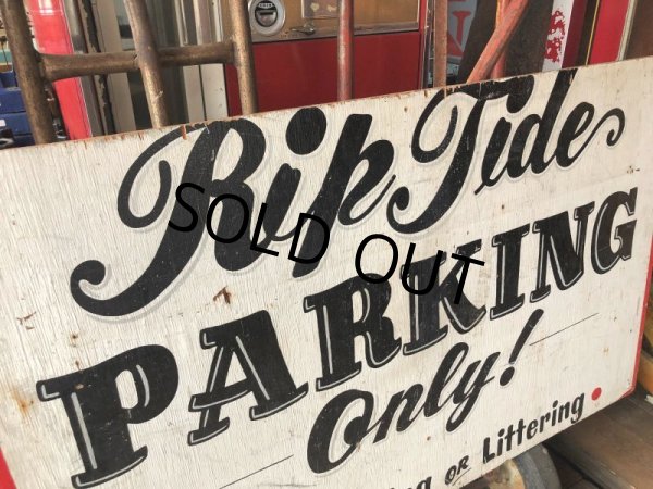 画像10: Hand Painted Wooden NO PARKING Sign Original Vintage U.S.A. (B927) (10)