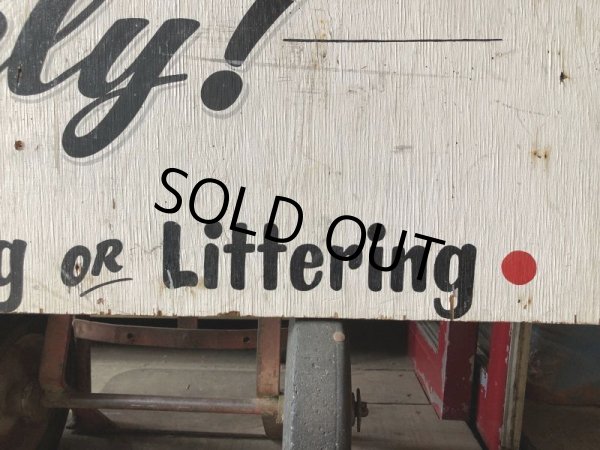 画像7: Hand Painted Wooden NO PARKING Sign Original Vintage U.S.A. (B927) (7)