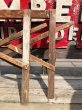 画像22: Vintage Industrial Rustic Wooden Folding Sawhorses (B934) (22)