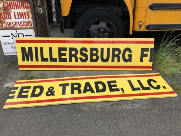 画像13: 【店舗引き取り限定】Vintage Advertising MILLERSBURG Feed Store Sign Huge ! 4m76cm (B935) (13)