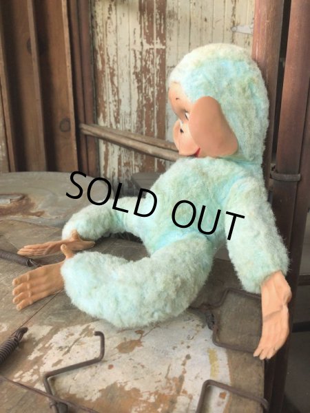 画像4: Vintage Rubber Face Doll Monley 40cm (B939) (4)