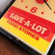 画像9: Vintage Advertising SAVE-A-LOT Food Stores Store DIsplay Light Clock Sign (B940) (9)