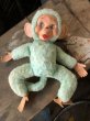 画像6: Vintage Rubber Face Doll Monley 40cm (B939) (6)