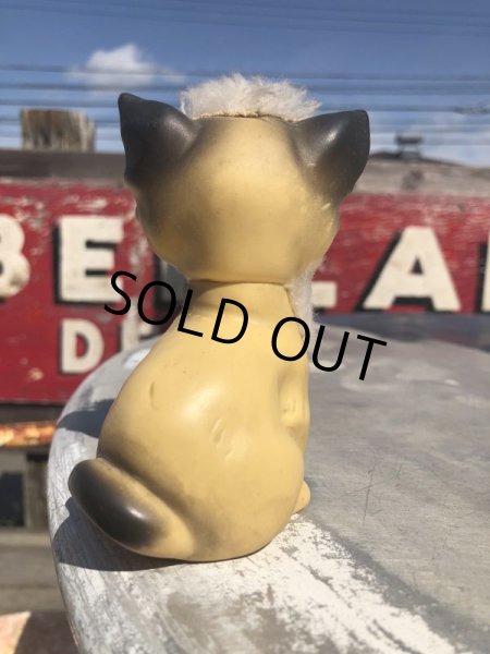 画像3: 1970 Vintage KAMER Inc Made in Japan Cat Rubber Vinyl Toy  (B937) (3)