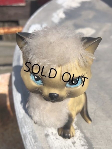 画像9: 1970 Vintage KAMER Inc Made in Japan Cat Rubber Vinyl Toy  (B937) (9)