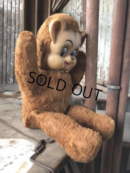 画像5: Vintage Rubber Face Doll Bear 33cm (B938) (5)