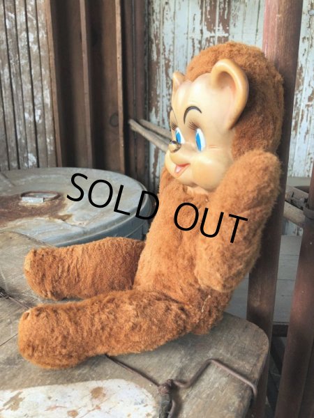 画像6: Vintage Rubber Face Doll Bear 33cm (B938) (6)