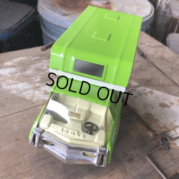 画像10: Vintage Tonka Camper Camping - Car Green (B946) (10)