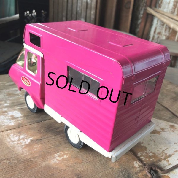 画像5: Vintage Tonka Camper Camping - Car Pink (B945) (5)