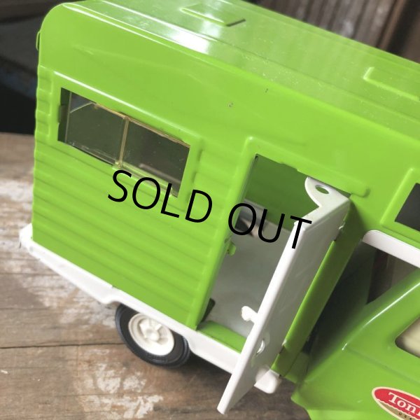 画像3: Vintage Tonka Camper Camping - Car Green (B946) (3)