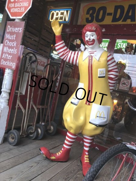画像19: Vintage Ronald McDonald Store Display Life Size Statue  (B484) (19)