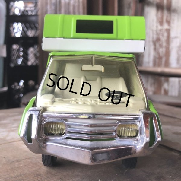 画像9: Vintage Tonka Camper Camping - Car Green (B946) (9)