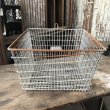 画像4: Vintage Frank D Cohan Gym Locker Metal Wire Basket #993 (B960) (4)