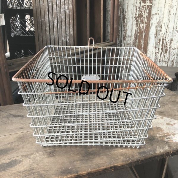 画像4: Vintage Frank D Cohan Gym Locker Metal Wire Basket #993 (B960) (4)