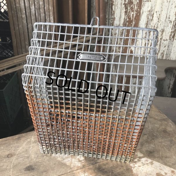 画像7: Vintage Frank D Cohan Gym Locker Metal Wire Basket #962 (B950) (7)