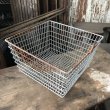 画像3: Vintage Frank D Cohan Gym Locker Metal Wire Basket #975 (B954) (3)