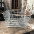 画像4: Vintage Frank D Cohan Gym Locker Metal Wire Basket #975 (B954) (4)