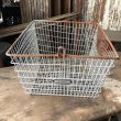 画像2: Vintage Frank D Cohan Gym Locker Metal Wire Basket #963 (B951) (2)