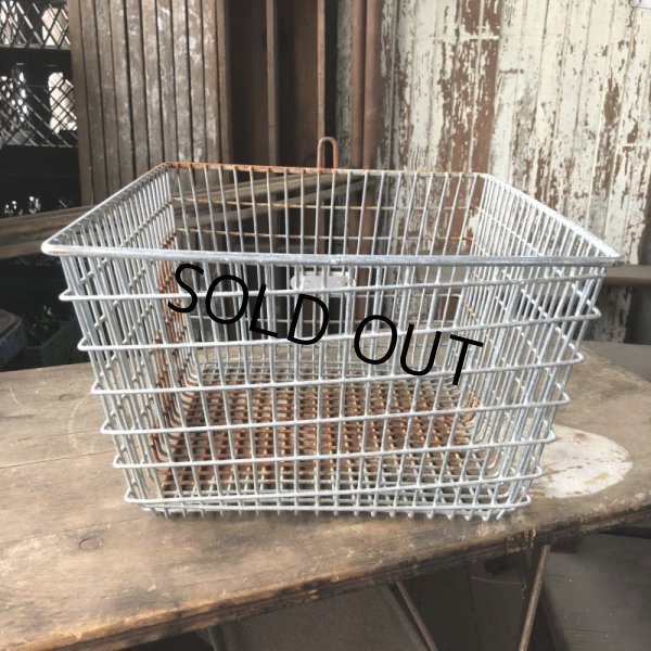 画像4: Vintage Frank D Cohan Gym Locker Metal Wire Basket #964 (B952) (4)