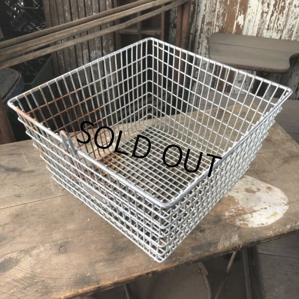 画像5: Vintage Frank D Cohan Gym Locker Metal Wire Basket #976 (B955) (5)