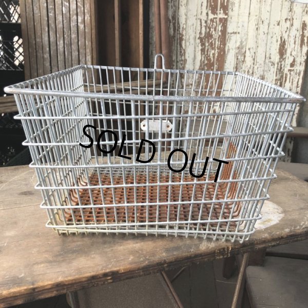 画像4: Vintage Frank D Cohan Gym Locker Metal Wire Basket #962 (B950) (4)