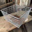 画像5: Vintage Frank D Cohan Gym Locker Metal Wire Basket #962 (B950) (5)