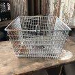 画像2: Vintage Frank D Cohan Gym Locker Metal Wire Basket #976 (B955) (2)