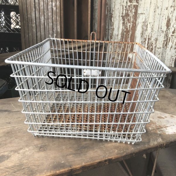 画像4: Vintage Frank D Cohan Gym Locker Metal Wire Basket #972 (B953) (4)