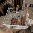 画像4: Vintage Frank D Cohan Gym Locker Metal Wire Basket #1011 (B962) (4)