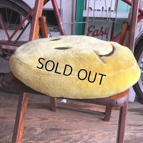 画像5: Vintage Happy Face Smiley Smile Plush Pillow Cushion (B964) (5)