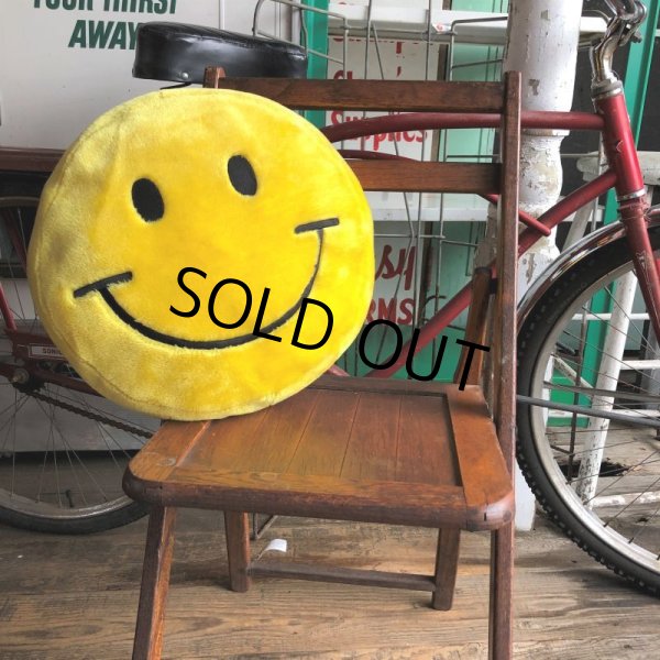 画像8: Vintage Happy Face Smiley Smile Plush Pillow Cushion (B965) (8)