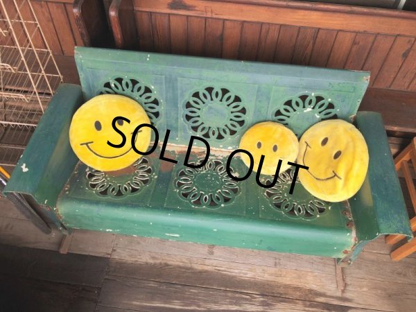 画像12: Vintage Happy Face Smiley Smile Plush Pillow Cushion (B965) (12)