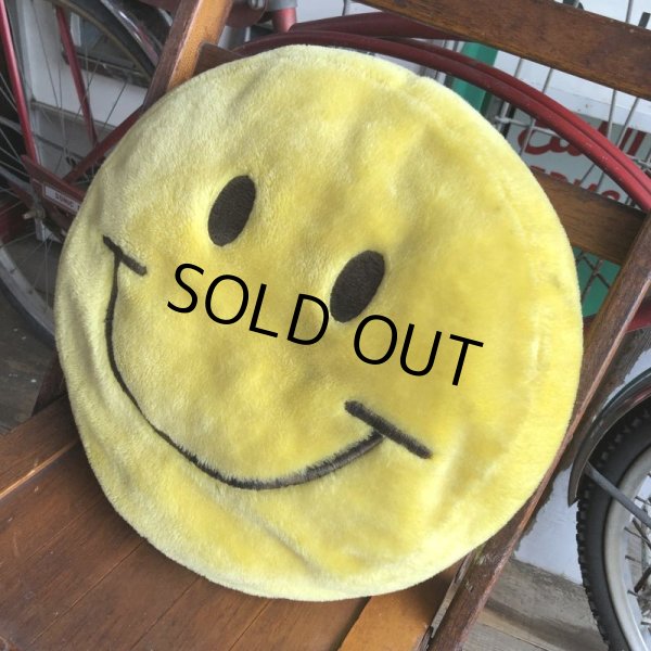 画像3: Vintage Happy Face Smiley Smile Plush Pillow Cushion (B964) (3)