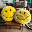 画像9: Vintage Happy Face Smiley Smile Plush Pillow Cushion (B965) (9)
