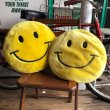 画像9: Vintage Happy Face Smiley Smile Plush Pillow Cushion (B965) (9)