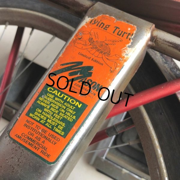 画像3: Vintage Mason Corporation The Original Flying Turtle Scooter Ride On (B966) (3)