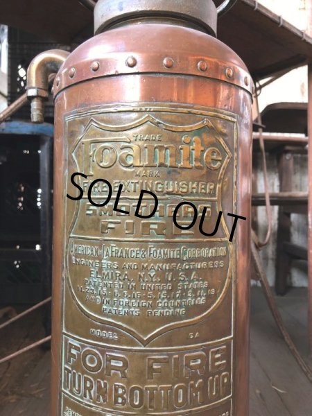 画像14: Vintage Foamite Brass Fire Extinguisher (B970) (14)