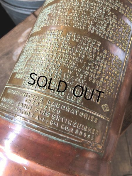 画像13: Vintage Foamite Brass Fire Extinguisher (B970) (13)
