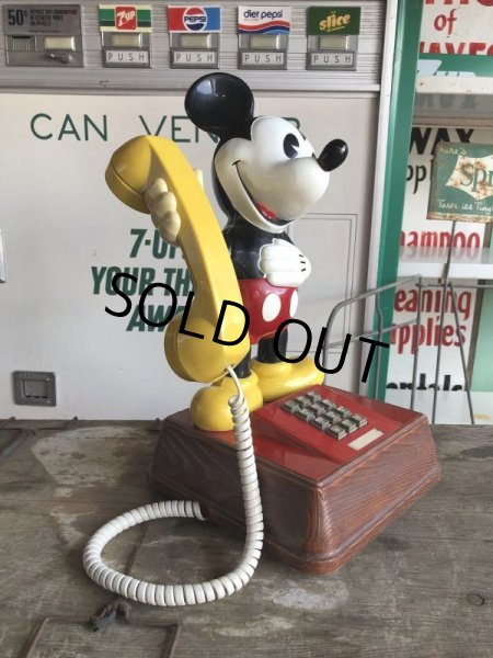 画像3: 70s Vintage Telephone Mickey Mouse (B972) (3)